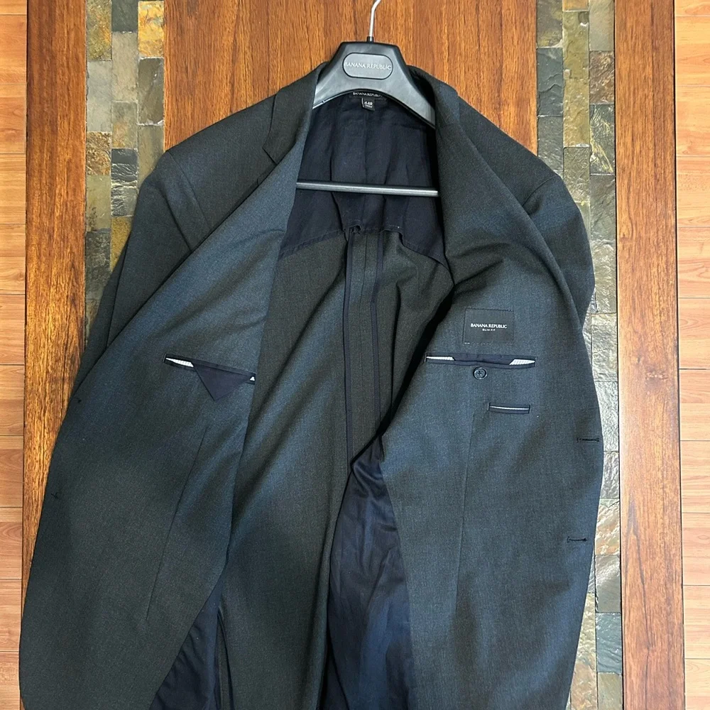 Banana Republic Dark Gray Blazer 44R